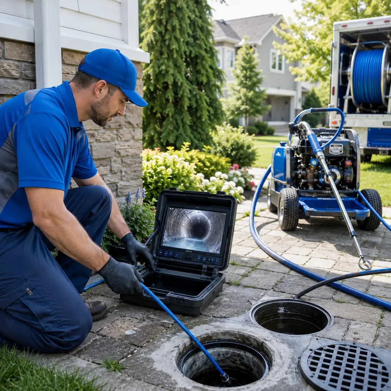 Outdoor drain cleaning professionals serving Brayton, IA